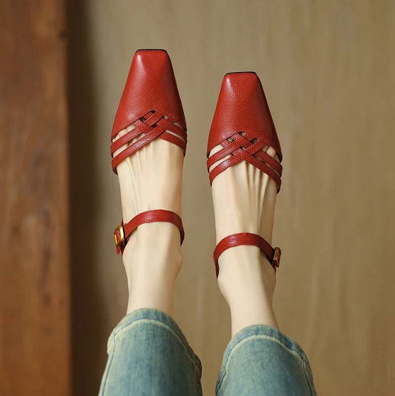 Anna-Berg | Genuine Leather Heels