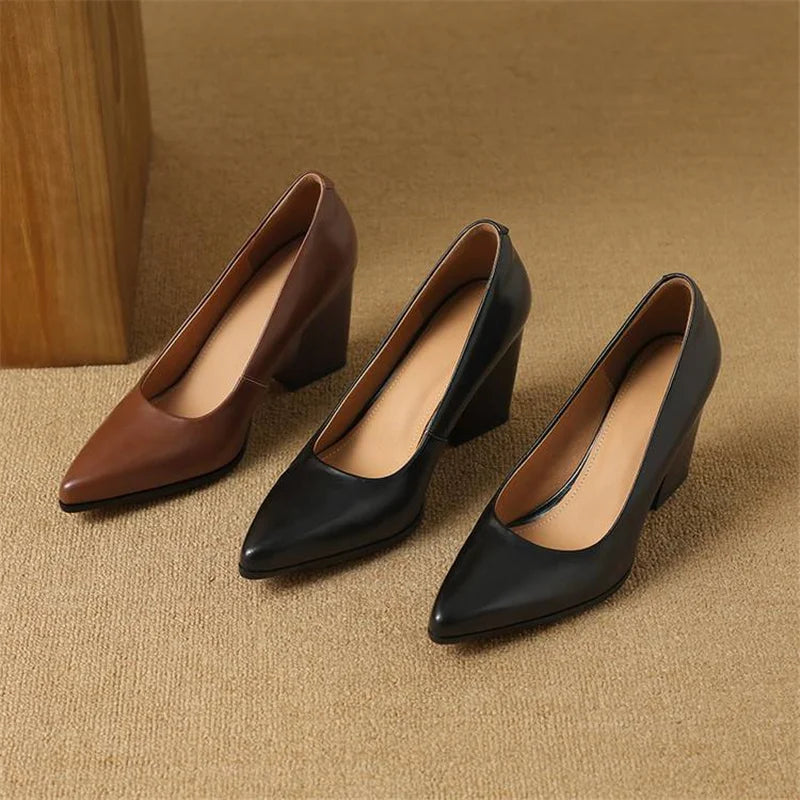 Anna-Berg | Genuine Leather Heels