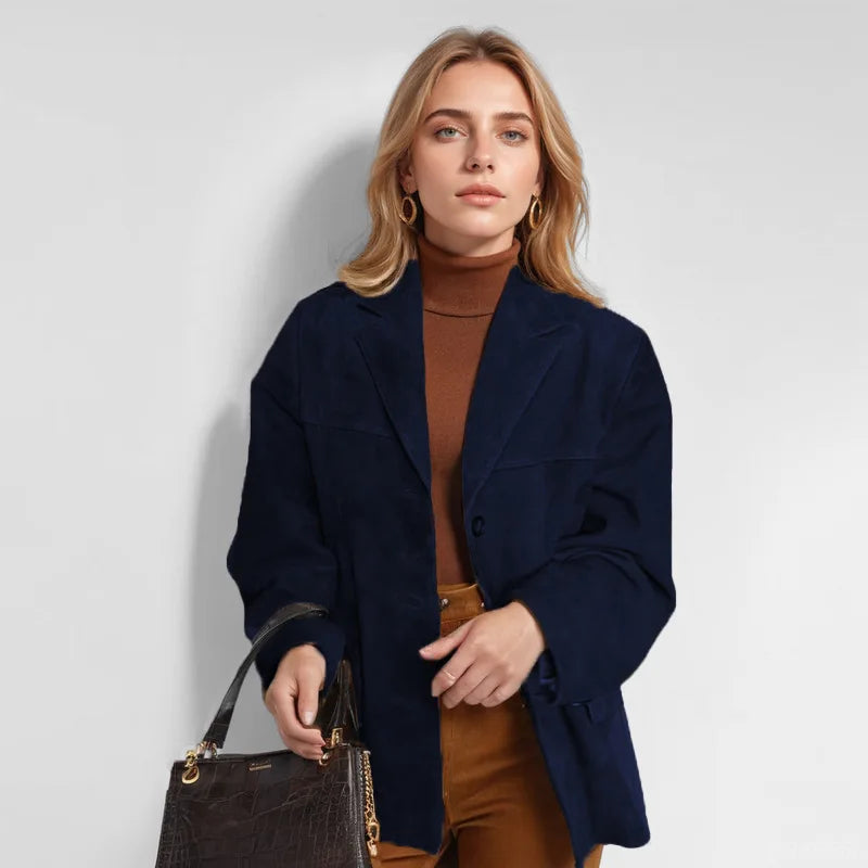 Anna-Berg | Blazer, Suede