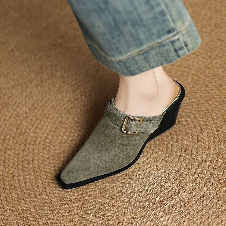 Anna-Berg | Suede Mules