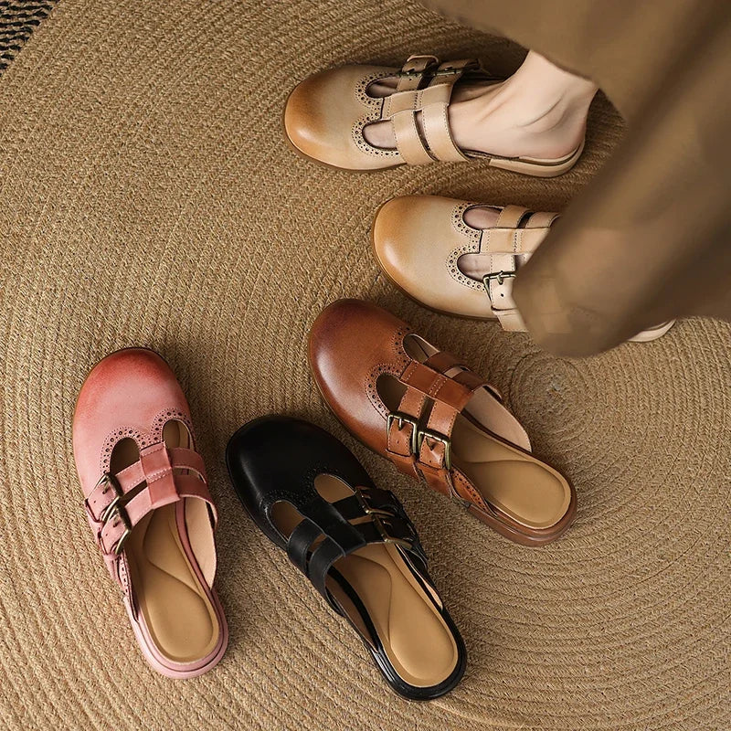 Anna-Berg | Leather Mules