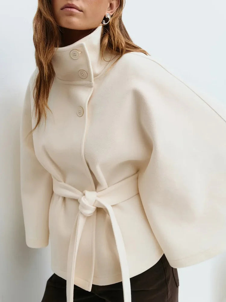 Anna-Berg | Cape Coat, Wool-Blend