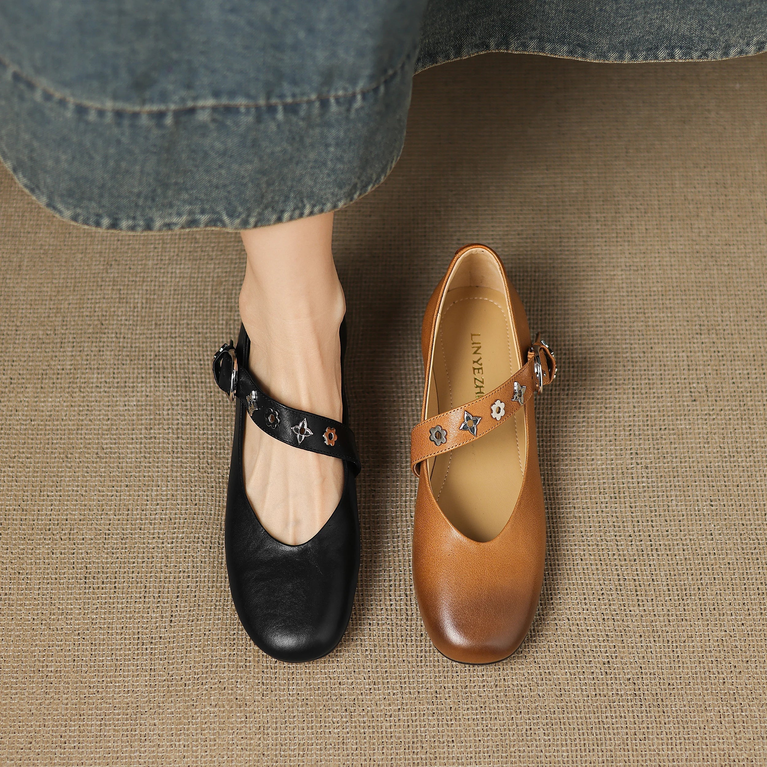 Anna-Berg | Genuine Leather Flats