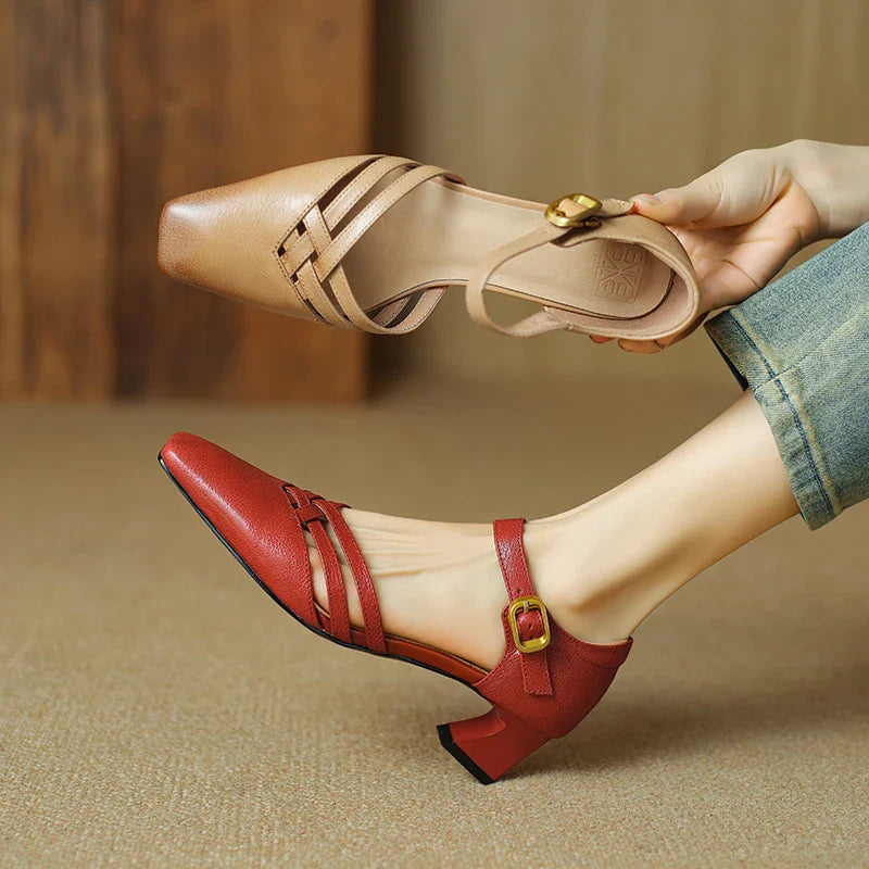 Anna-Berg | Genuine Leather Heels