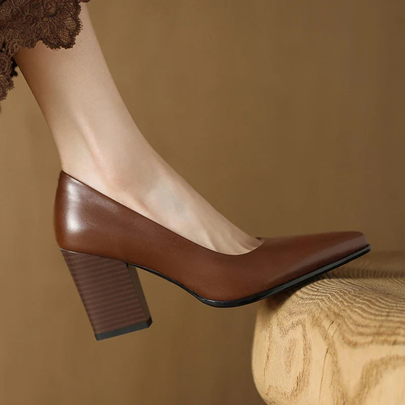 Anna-Berg | Genuine Leather Heels