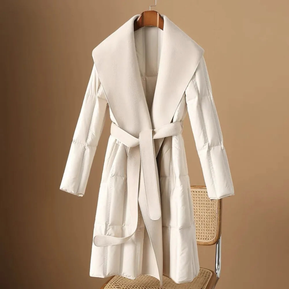 Anna-Berg | Down Coat, Wool Collar
