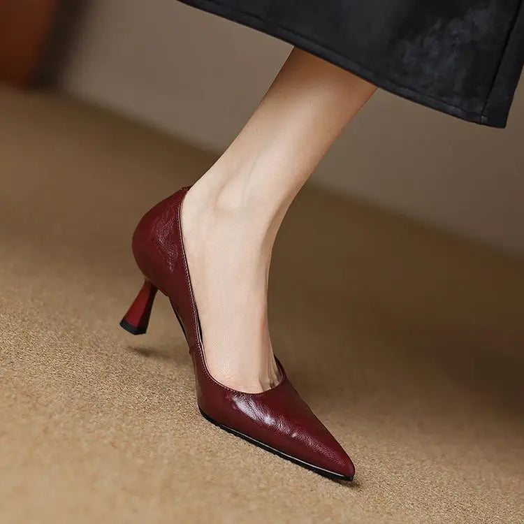 Anna-Berg | Genuine Leather Heels