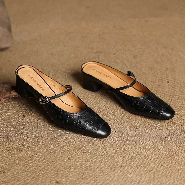Anna-Berg | Genuine Leather Mules