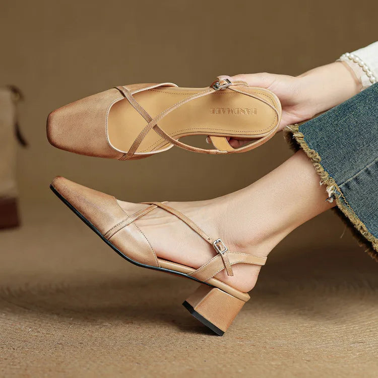 Anna-Berg | Genuine Leather Heels