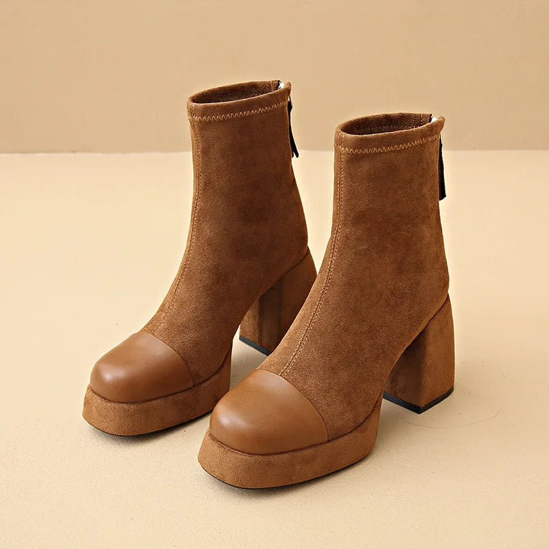 Anna-Berg | Leather Ankle Boots