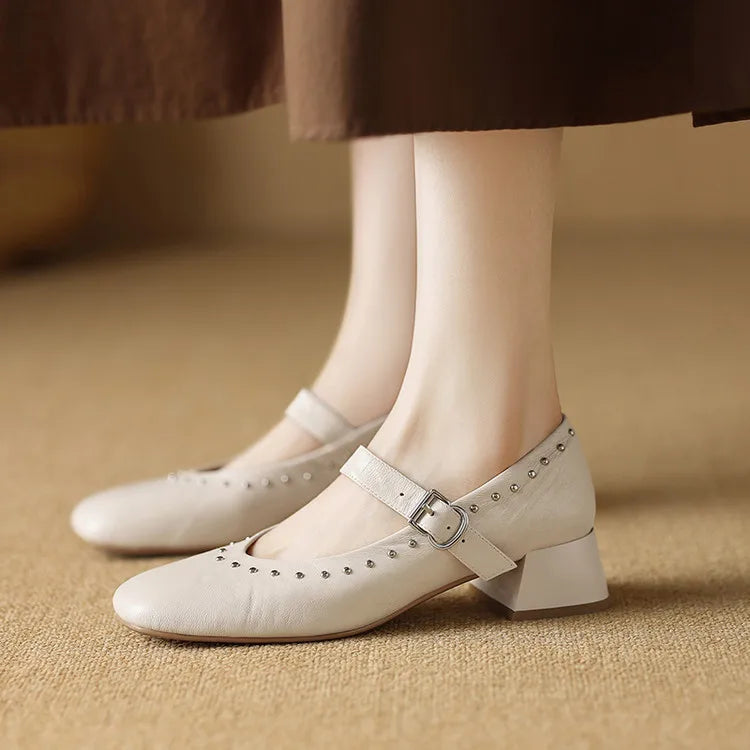 Anna-Berg | Genuine Leather Heels