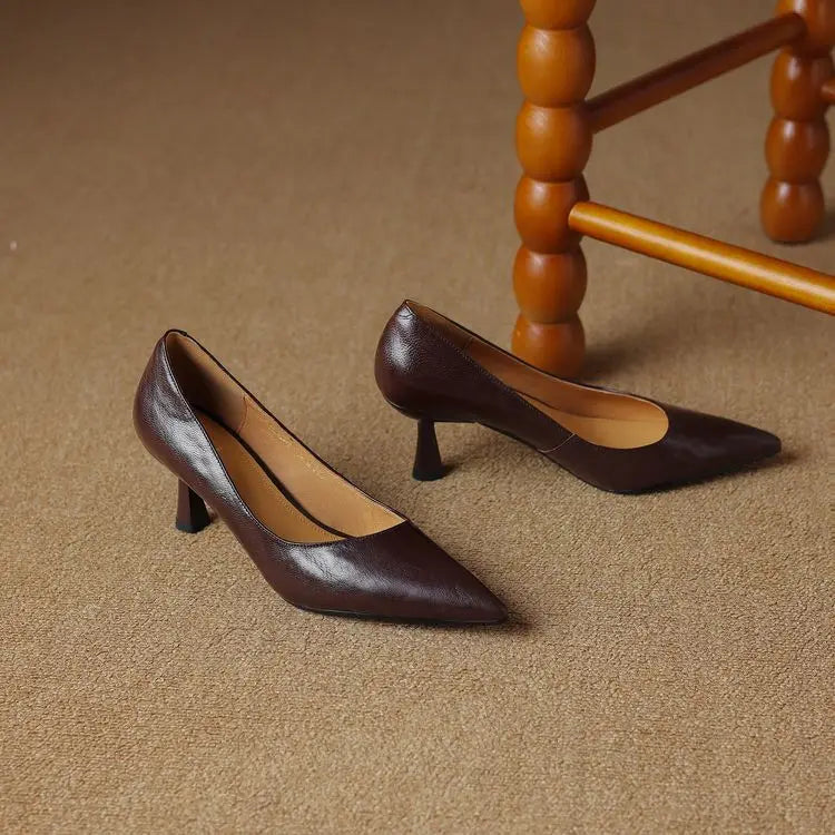 Anna-Berg | Genuine Leather Heels