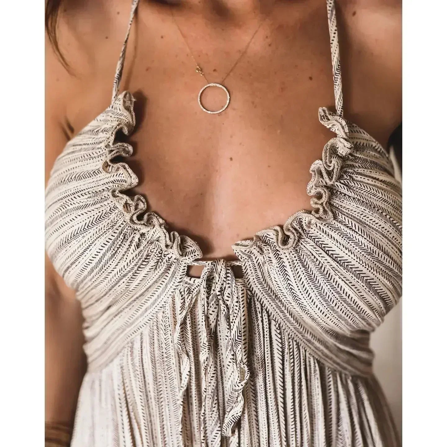 Anna-Berg | Long Sleeveless Dress