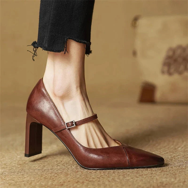 Anna-Berg | Genuine Leather Heels