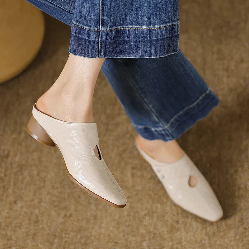 Anna-Berg | Genuine Leather Mules
