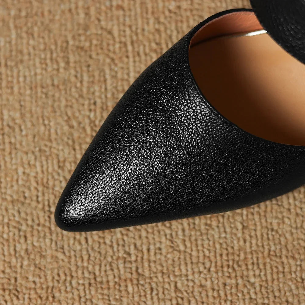 Anna-Berg | Garnet Leather Heels