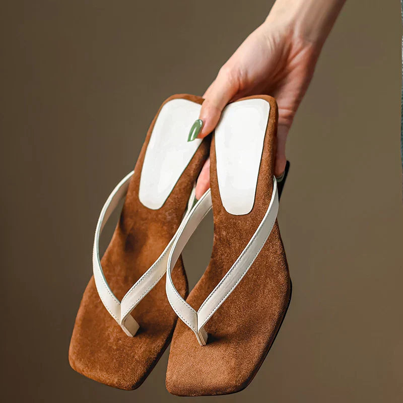 Anna-Berg | Sculpted Wedge Sandals for a Polished Look