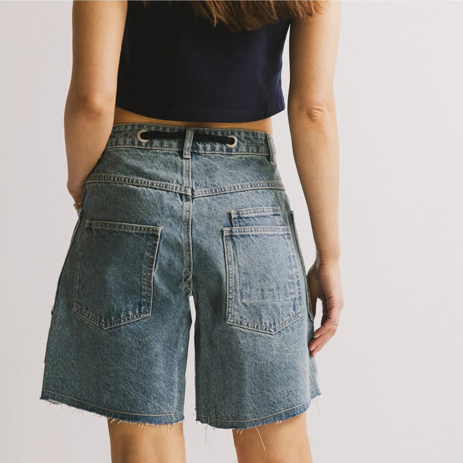 Anna-Berg | Denim Shorts, Cotton