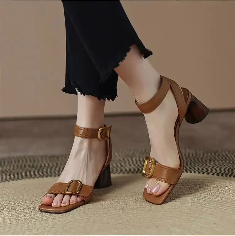 Anna-Berg | Block Heel Mules