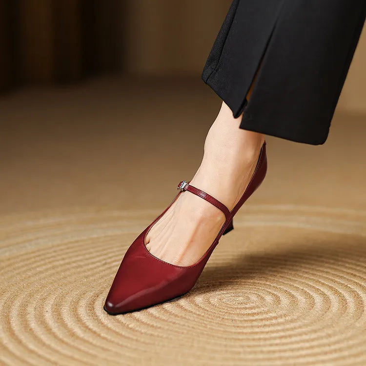 Anna-Berg | Genuine Leather Heels