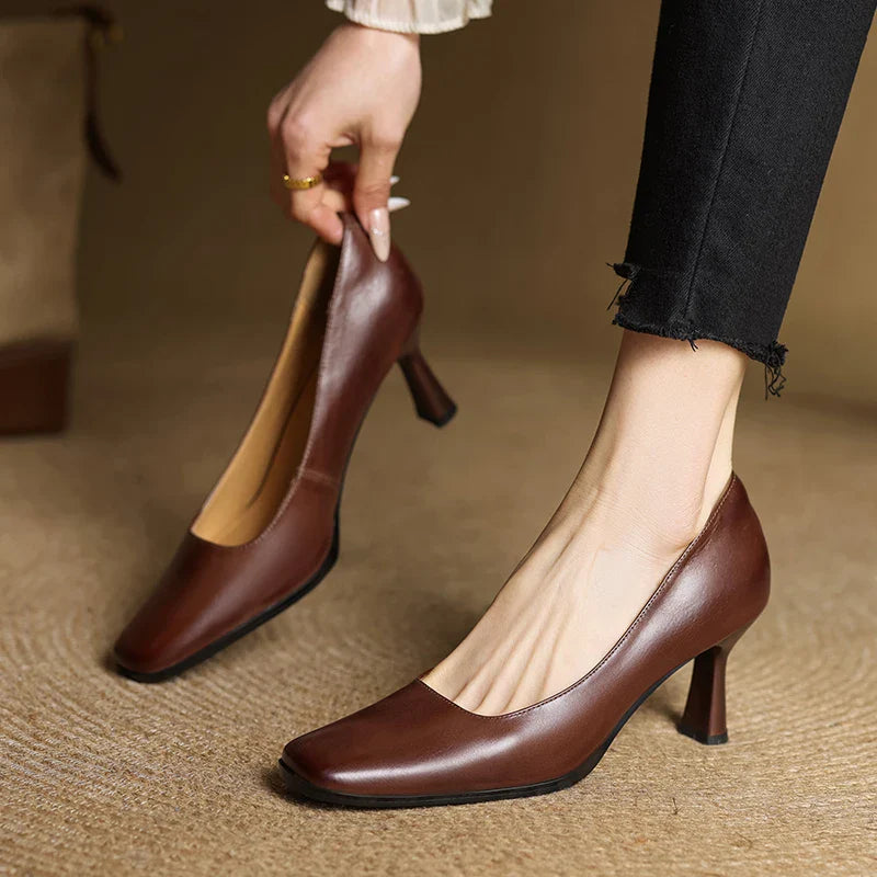 Anna-Berg | Genuine Leather Heels