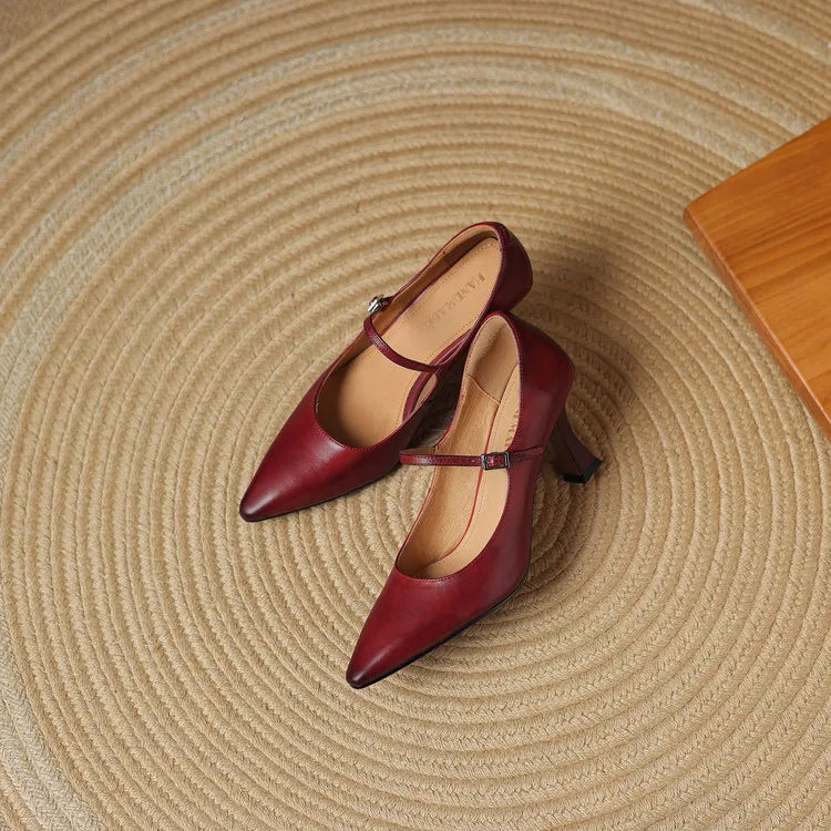 Anna-Berg | Genuine Leather Heels