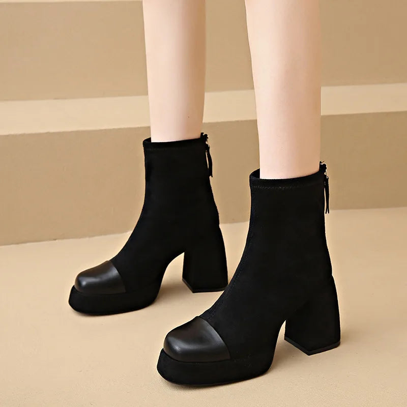 Anna-Berg | Leather Ankle Boots