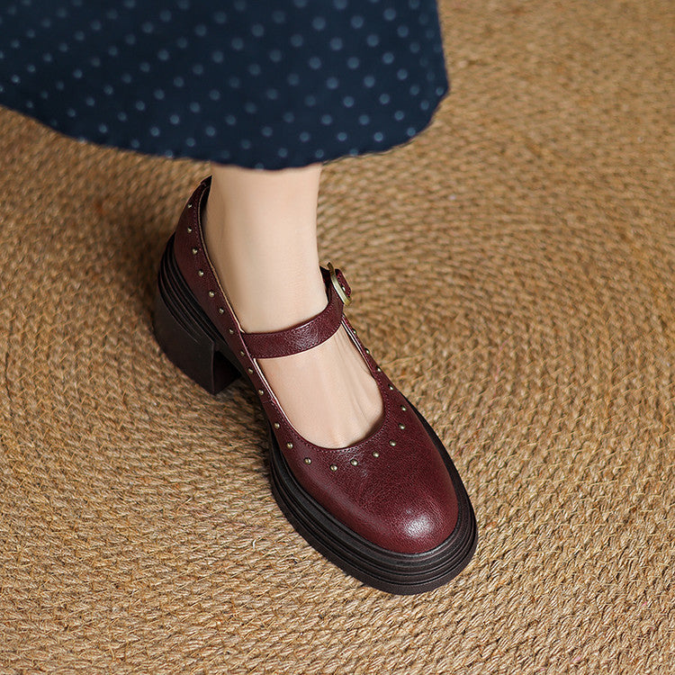 Anna-Berg | Genuine Leather Heels