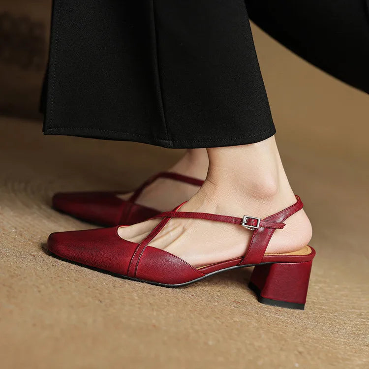 Anna-Berg | Genuine Leather Heels