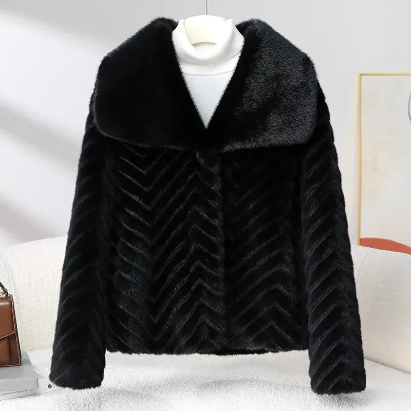 Anna-Berg | Faux Mink Jacket