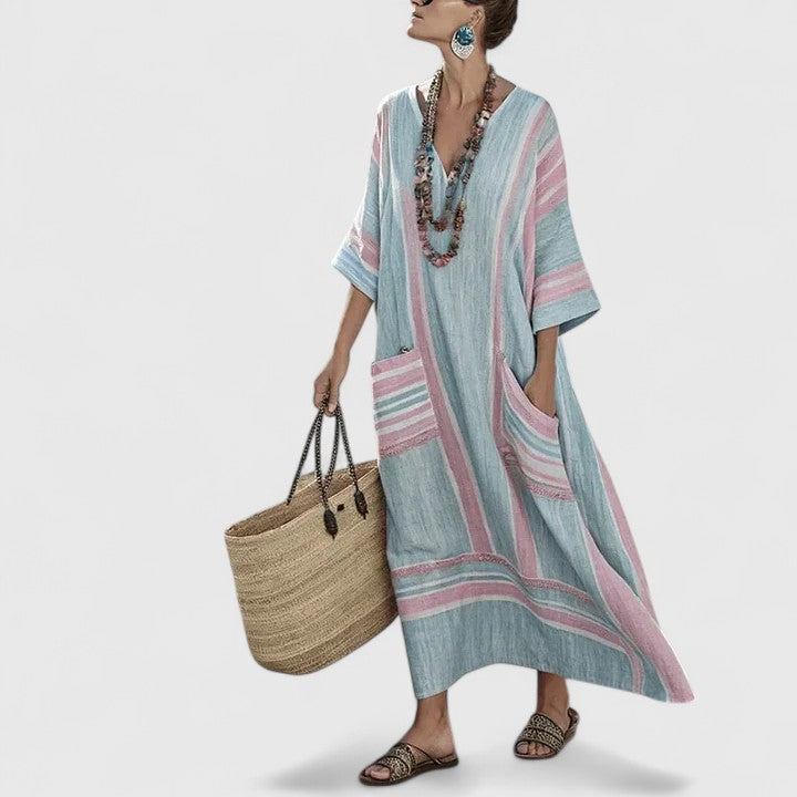 Anna-Berg | Elegant Bohemian Dress for Effortless Elegance