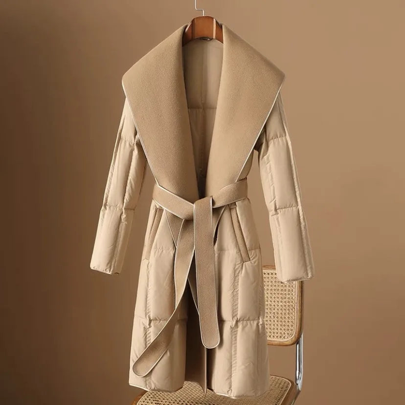 Anna-Berg | Down Coat, Wool Collar