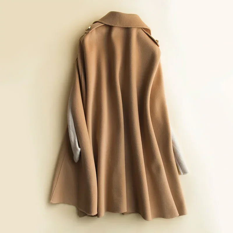 Anna-Berg | Wool Cape Coat