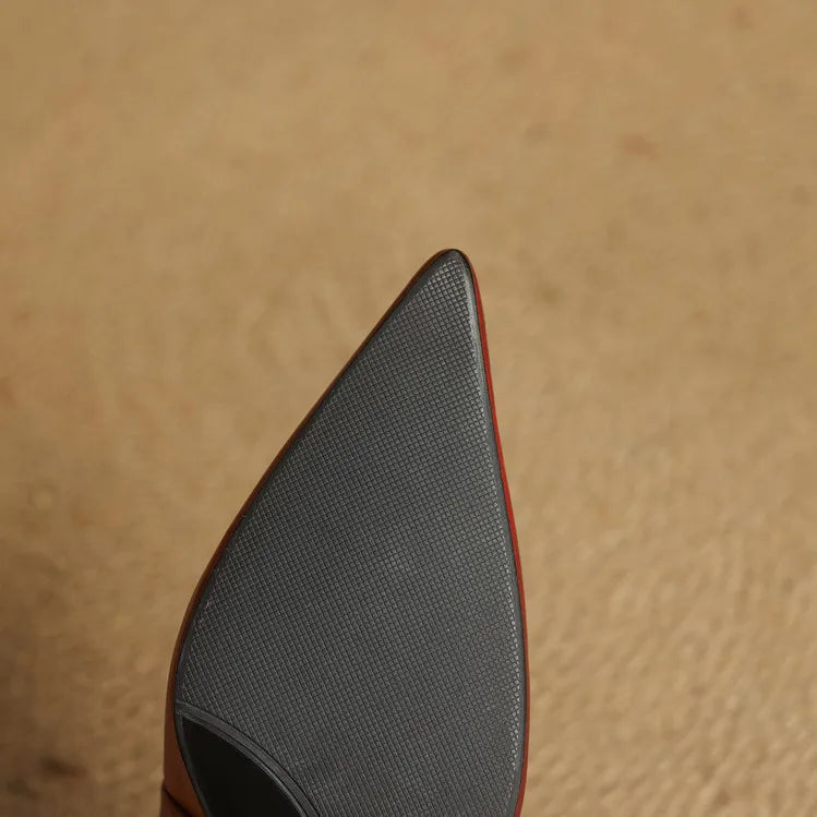 Anna-Berg | Leather Slingback Heels