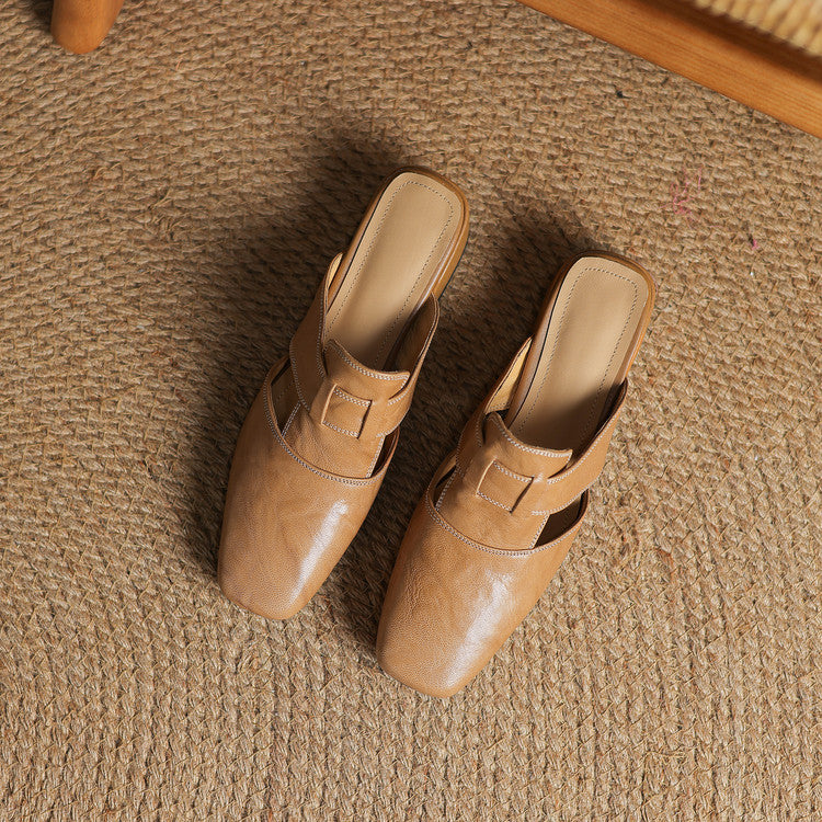 Anna-Berg | Genuine Leather Mules