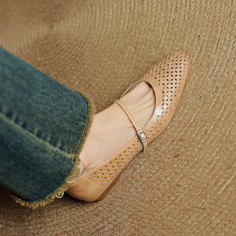 Anna-Berg | Genuine Leather Flats