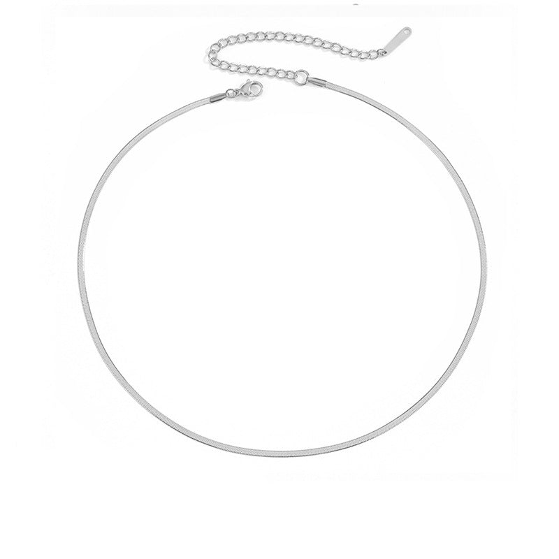 Stella Fishbone Chain Necklace