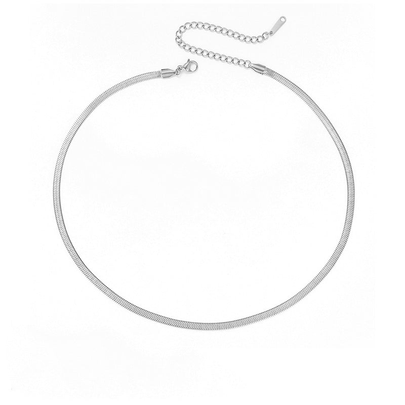 Stella Fishbone Chain Necklace