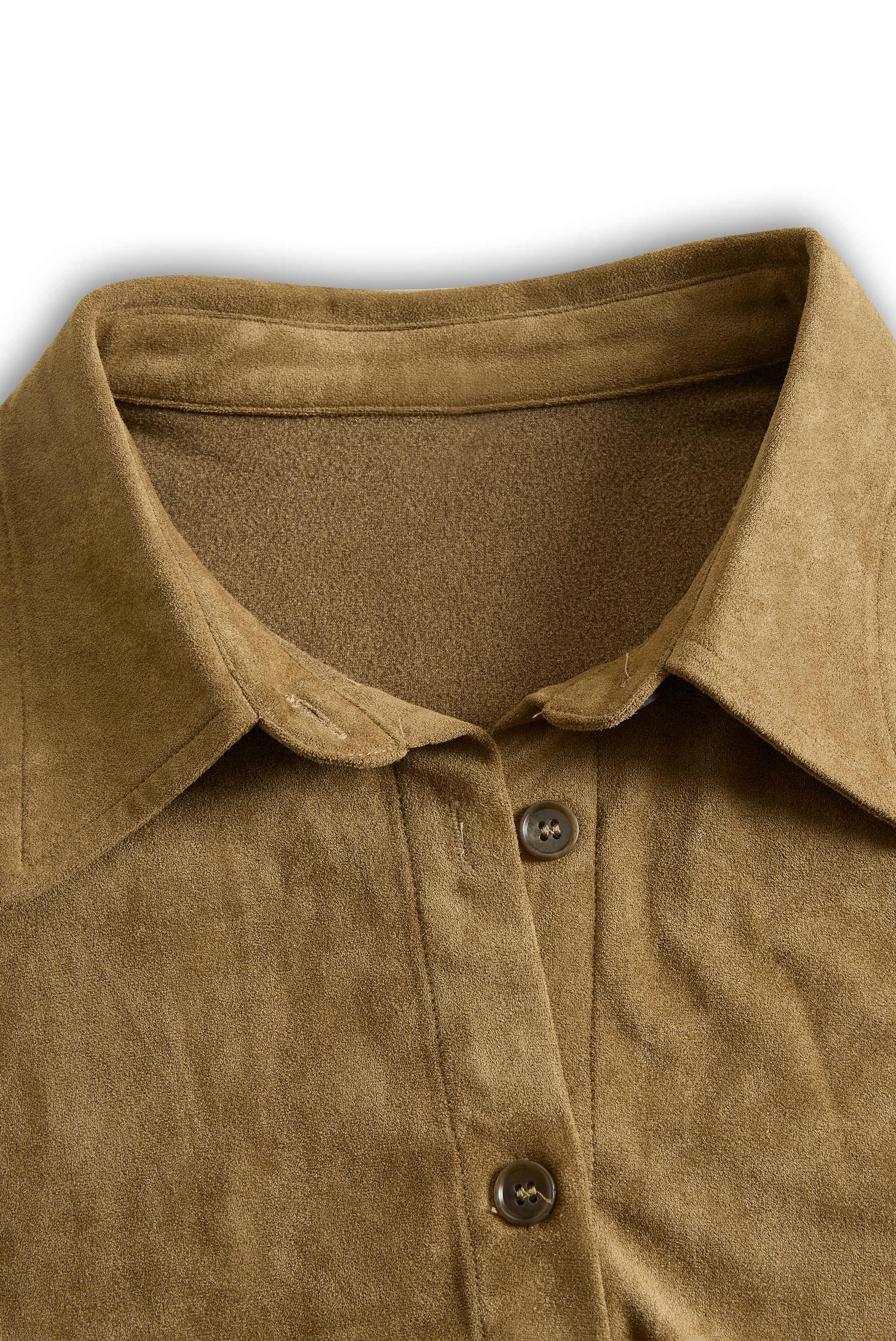 Anna-Berg | Suede Long Sleeve Dress