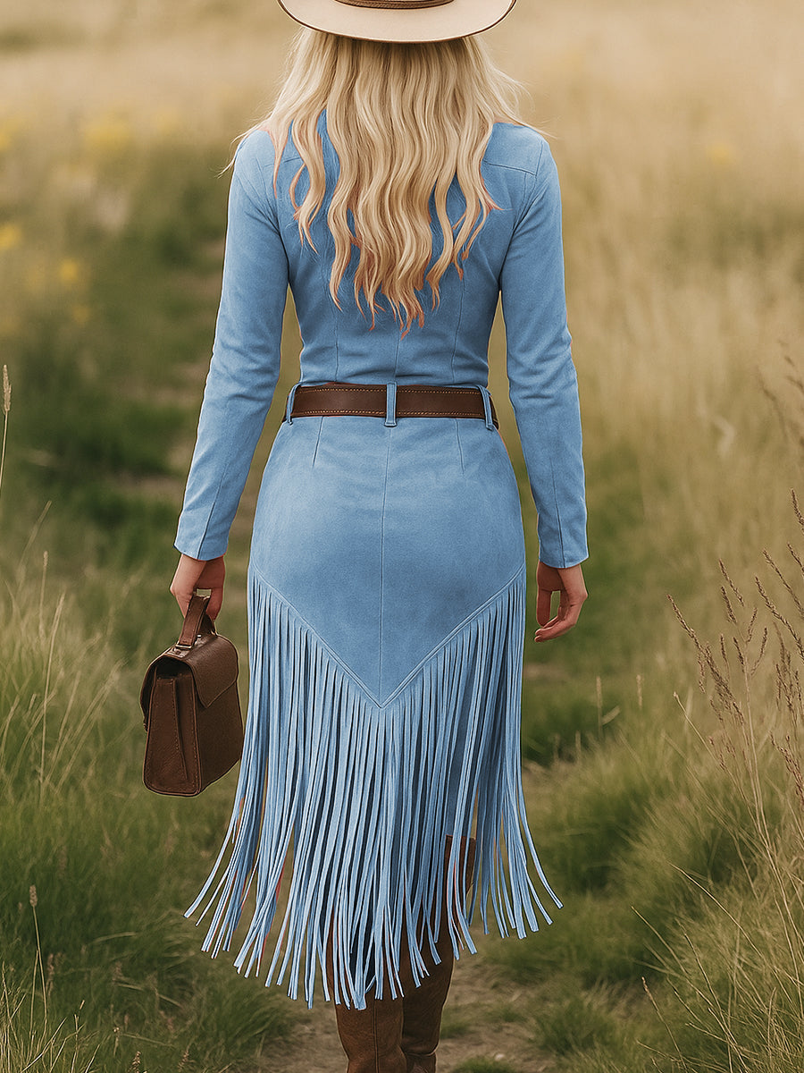Anna-Berg | Tassel Casual Dress