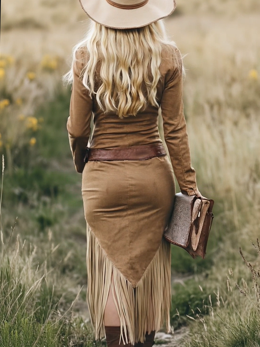 Anna-Berg | Tassel Casual Dress