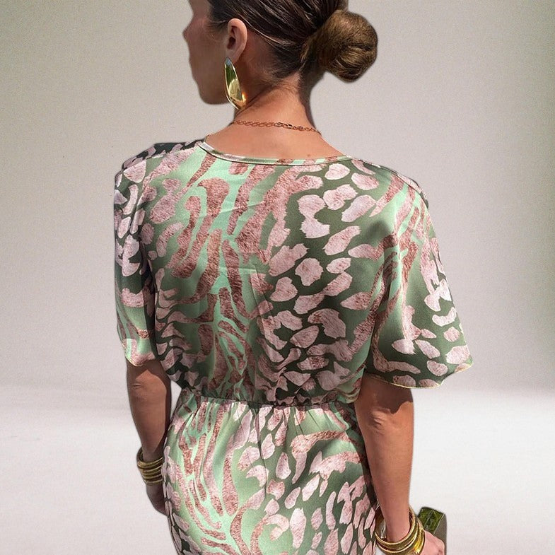 Anna-Berg | Maxi Dress, V-Neck