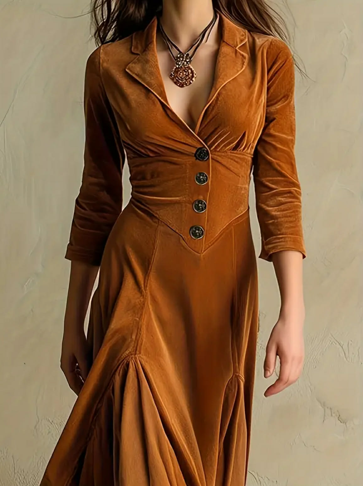 Anna-Berg | Elegant Velvet Dress