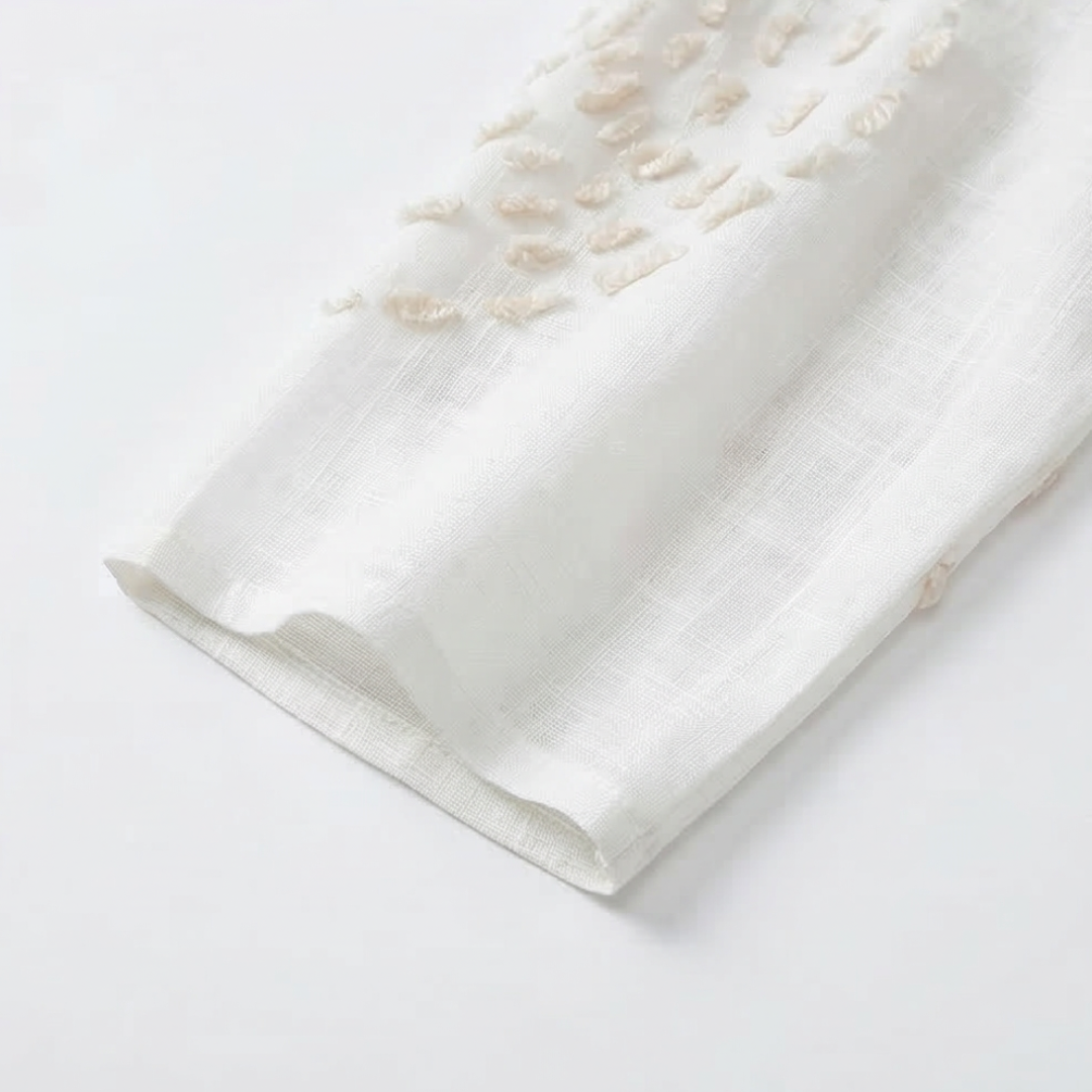 Anna-Berg | Romantic Embroidered Casual Dress in a Flattering Cut