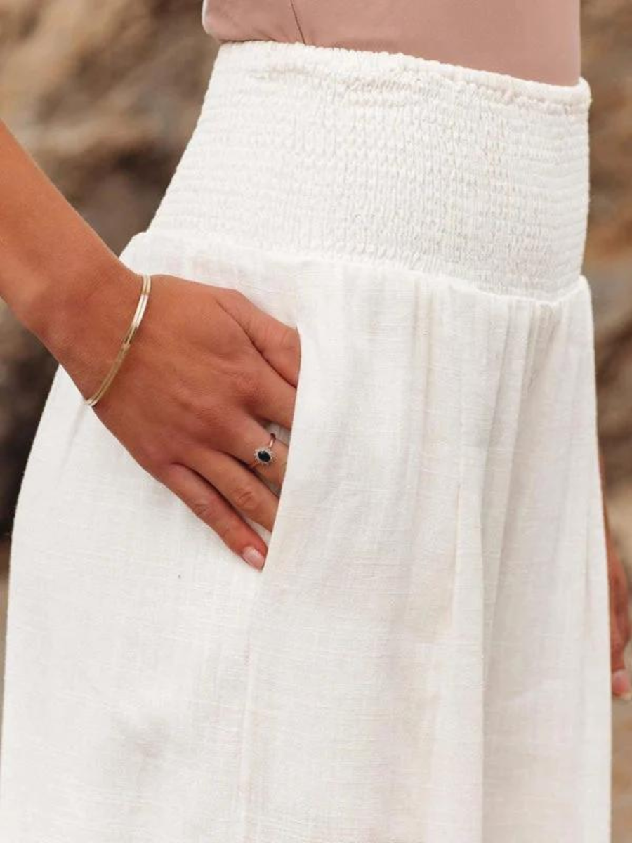 Anna-Berg | Flowing Beach Pants With Wide Legs Made to Turn Heads