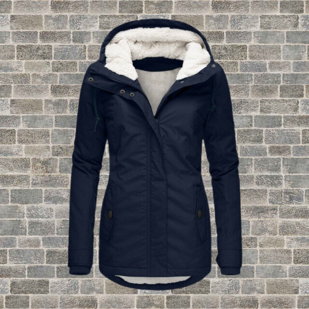 Anna-Berg | Hoodie Coat, Sherpa