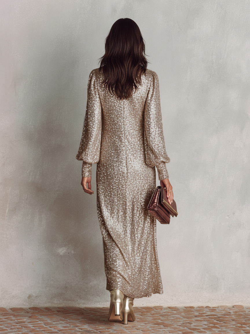 Anna-Berg | V-Neck Cocktail Dress