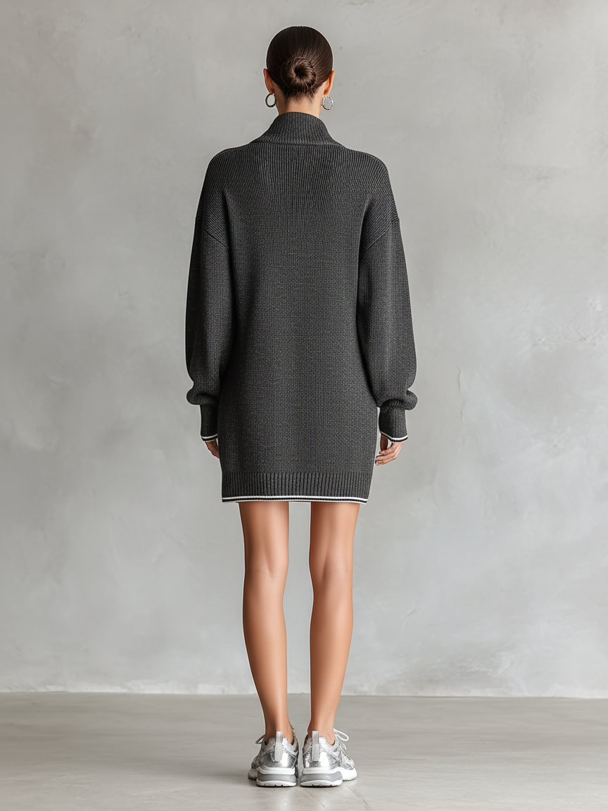 Anna-Berg | White Knit Dress