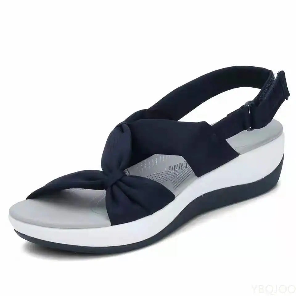 Anna-Berg | Timeless Orthopedic Sandals with Graceful Drape
