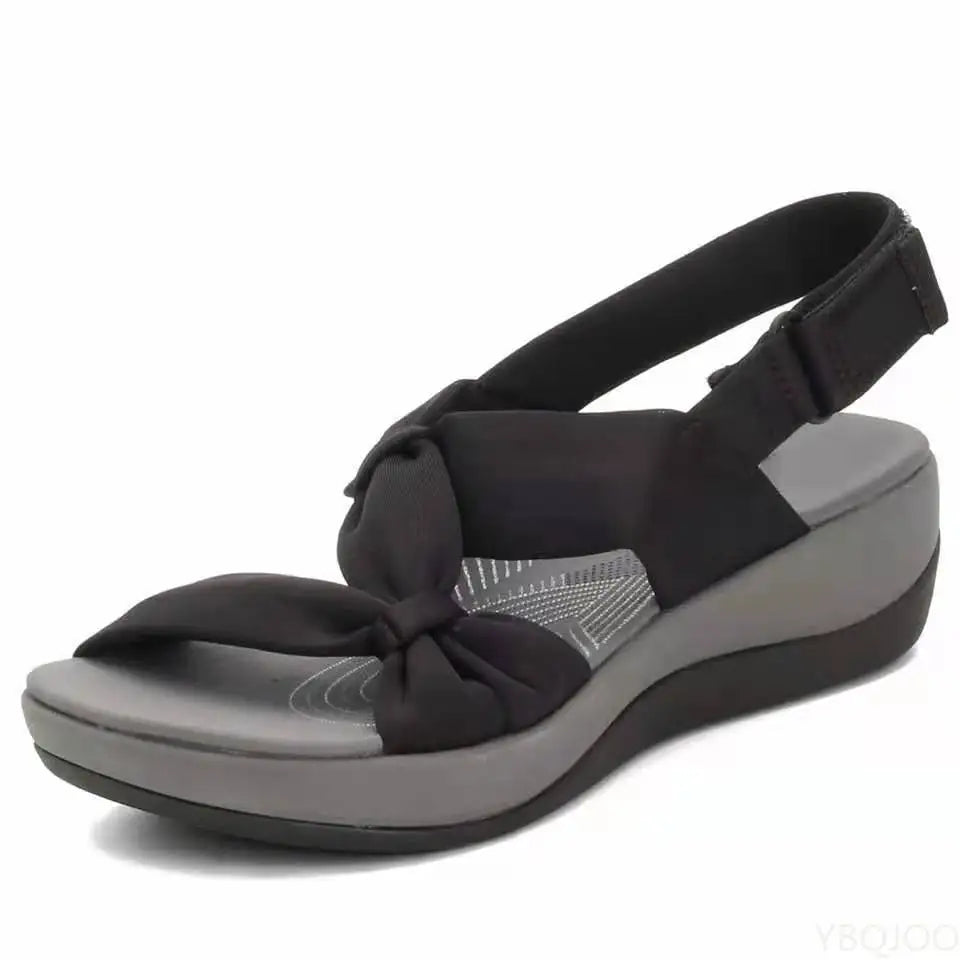Anna-Berg | Timeless Orthopedic Sandals with Graceful Drape